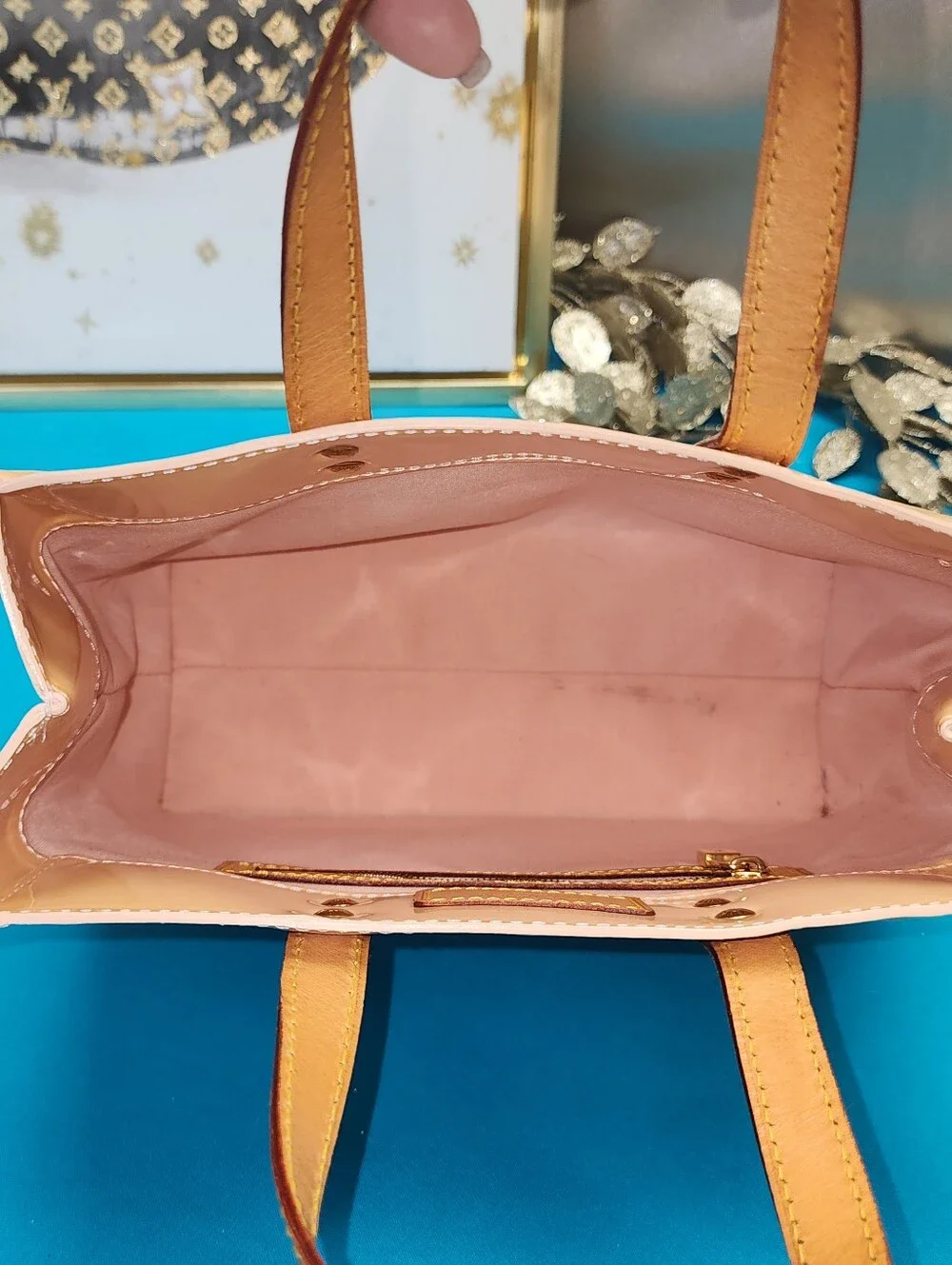 Authentic Louis Vuitton Vernis Reade PM Yellow W/ Dust Bag And Proof Of Purchase